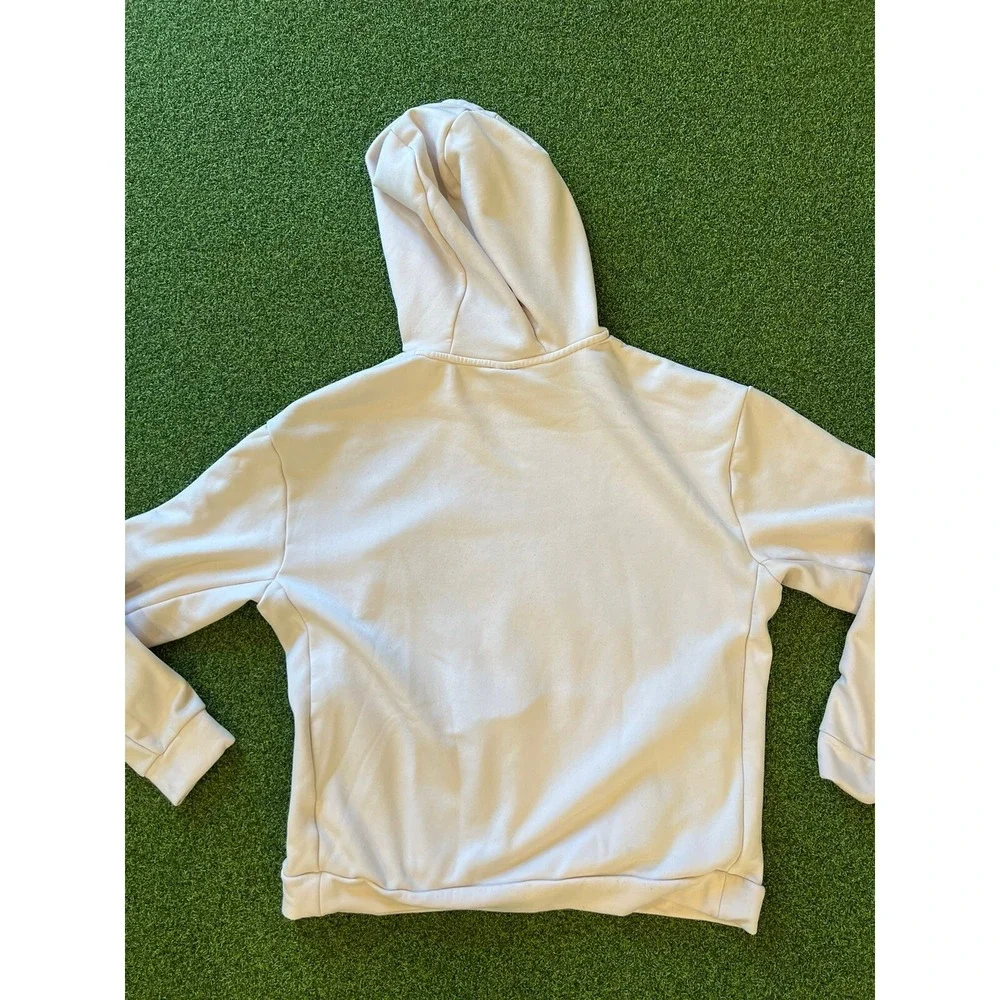 Nike Fleece Hoodie Pale Pink White (sz‎ S) Athleisure pullover gym